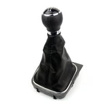 Volkswagen Golf Jetta Eos Scirocco Gear Shift Knob & Leather Boot 5 Speed 1K0711113CF