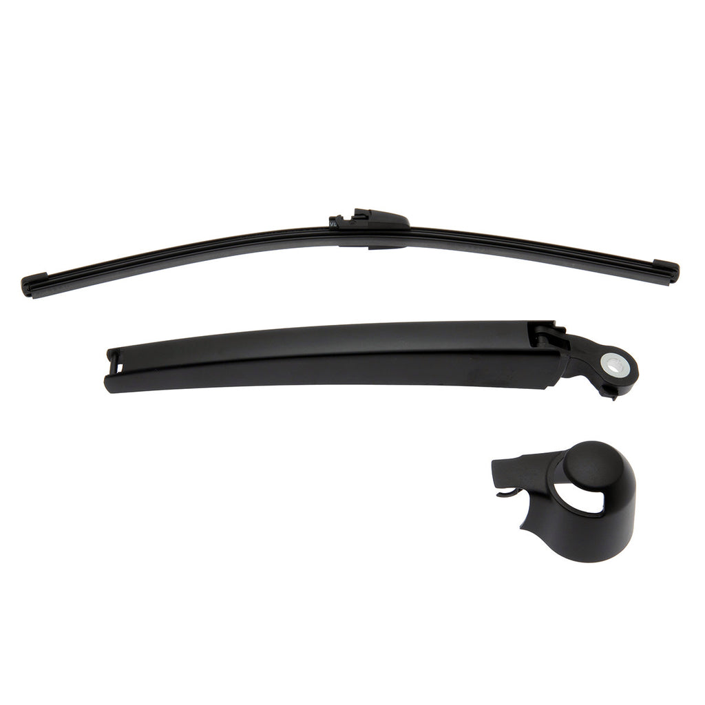 Volkswagen Golf Passat Polo Scirocco Seat Ibiza Leon Wiper Arm Blade And Cap Set Rear 6Q6955707C